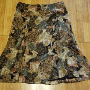 NWT plus size fall skirt sz 14W